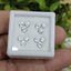 พลอย ขาว ไวท์ แซฟไฟร์ White Sapphire 12 เม็ด 2.79 กะรัต (Cts.) ดิบ (Unheated) พลอยแท้ อัญมณีมงคลประจําวันเกิด เครื่องประดับพลอย