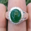 หยก พม่า แท้ Jade แหวนหยก 翡翠戒指 (Jadeite ring) 3.52 กะรัต (Cts.) (Size) 59 ดิบ ไม่ผ่านการปรับปรุง (Type A) พม่า (Myanmar)