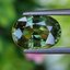 พลอย เขียวส่อง Green Sapphire 3.83 กะรัต (Cts.) พลอยแท้ อัญมณีมงคลประจําวันเกิด เครื่องประดับพลอย
