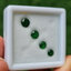 พลอย ซาโวไรท์ Tsavorite Garnet 2.78 กะรัต (Cts.) 4 เม็ด พลอยแท้ อัญมณีมงคลประจําวันเกิด เครื่องประดับพลอย