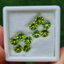 พลอย เพอริดอต Peridot 9.21 กะรัต (Cts.) 10 เม็ด (pcs.) พลอยแท้ อัญมณีมงคลประจําวันเกิด เครื่องประดับพลอย