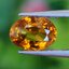 พลอย บุษราคัม yellow sapphire 1.00 กะรัต (Cts.) พลอยแท้ อัญมณีมงคลประจําวันเกิด เครื่องประดับพลอย