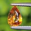 พลอย บุษราคัม yellow sapphire 1.05 กะรัต (Cts.) พลอยแท้ อัญมณีมงคลประจําวันเกิด เครื่องประดับพลอย