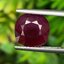 พลอย ทับทิม พม่า (Burmese Ruby Sapphire) 4.07 กะรัต พร้อมใบเซอร์ พลอยแท้ อัญมณีมงคลประจําวันเกิด เครื่องประดับพลอย