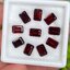 พลอย โกเมน Garnet 10 เม็ด (pcs.) 10.81 กะรัต (Cts.) พลอยแท้ อัญมณีมงคลประจําวันเกิด เครื่องประดับพลอย