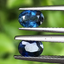 พลอย ไพลิน Blue Sapphire 1.50 กะรัต (Cts.) 2 เม็ด (Pcs.) พลอยแท้ อัญมณีมงคลประจําวันเกิด เครื่องประดับพลอย