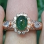หยก พม่า แท้ Jade แหวนหยก แหวน หยก (jadeite) 1.19 กะรัต (Cts.) ดิบ (Size) 59 ไม่ผ่านการปรับปรุง (Type A) พม่า (Myanmar)