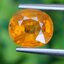 พลอย บุษราคัม Yellow Sapphire 3.90 กะรัต (Cts.) พลอยแท้ อัญมณีมงคลประจําวันเกิด เครื่องประดับพลอย