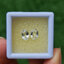 พลอย ขาว ไวท์ แซฟไฟร์ White Sapphire 1.77 กะรัต 2 เม็ด ดิบ Unheated พลอยแท้ อัญมณีมงคลประจําวันเกิด เครื่องประดับพลอย