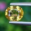 พลอย บุษราคัม yellow sapphire 1.00 กะรัต (Cts.) พลอยแท้ อัญมณีมงคลประจําวันเกิด เครื่องประดับพลอย