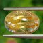 ไหมทอง ควอตซ์ Golden Rutilated Quartz 5.55 กะรัต Cts.พลอยแท้ อัญมณีมงคลประจําวันเกิด เครื่องประดับพลอย