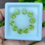 พลอย เพอริดอต Peridot 9.28 กะรัต (Cts.) 10 เม็ด (pcs.) พลอยแท้ อัญมณีมงคลประจําวันเกิด เครื่องประดับพลอย