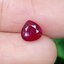 พลอย ทับทิม Ruby sapphire 1.18 กะรัต (Cts.) ดิบ Unheated พลอยแท้ อัญมณีมงคลประจําวันเกิด เครื่องประดับพลอย