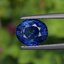 ไพลิน (Blue Sapphire) 2.15 กะรัต (Cts.) สีพิเศษ วิวิด บลู (Vivid Blue) พร้อมใบเซอร์ 2 ใบ พลอยแท้ อัญมณีมงคลประจําวันเกิด เครื่องประดับพลอย