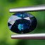 พลอย ไพลิน Blue Sapphire 0.85 กะรัต (Cts.) ดิบ Unheated พลอยแท้ อัญมณีมงคลประจําวันเกิด เครื่องประดับพลอย