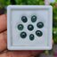 หยกพม่า (Burmese jadeite ) 8 เม็ด 5.39 กะรัต หยกแท้ อัญมณีมงคลประจําวันเกิด เครื่องประดับหยก