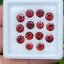 พลอย โกเมน Garnet 14 เม็ด (pcs.) 10.16 กะรัต (Cts.) พลอยแท้ อัญมณีมงคลประจําวันเกิด เครื่องประดับพลอย