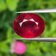 พลอย ทับทิม Ruby sapphire 4.15 กะรัต (Cts.) เผาใหม่ พลอยแท้ อัญมณีมงคลประจําวันเกิด เครื่องประดับพลอย