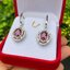 ต่างหู พลอย ทับทิม (Ruby Earrings) พลอยแท้ อัญมณีมงคลประจําวันเกิด เครื่องประดับพลอย