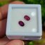 พลอย ชมพู พิ้ง แซฟไฟร์ Pink Sapphire 1.25 กะรัต (Cts.) 2 เม็ด ดิบ Unheated พลอยแท้ อัญมณีมงคลประจําวันเกิด เครื่องประดับพลอย