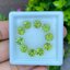 พลอย เพอริดอต Peridot 9.28 กะรัต (Cts.) 10 เม็ด (pcs.) พลอยแท้ อัญมณีมงคลประจําวันเกิด เครื่องประดับพลอย