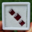 พลอย ทับทิม Ruby sapphire 3 เม็ด 7.40 กะรัต (Cts.) พลอยแท้ อัญมณีมงคลประจําวันเกิด เครื่องประดับพลอย