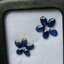 พลอย ไพลิน blue sapphire 6.41 กะรัต (Cts.) 10 เม็ด (Pcs.) พลอยแท้ อัญมณีมงคลประจําวันเกิด เครื่องประดับพลอย
