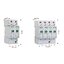 อุปกรณ์ป้องกันฟ้าผ่า Surge Protection AC 4P 385V 20kA 40kA SUP1-40 SPD AC กระชาก 380v 3 เฟส