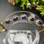 สร้อยข้อมือ พลอยแท้ ไพลิน Blue Sapphire Bracelet 14 กะรัต 5 เม็ด พลอยแท้ อัญมณีมงคลประจําวันเกิด เครื่องประดับพลอย