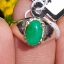 หยก พม่า แท้ Jade แหวนหยก 翡翠戒指 (Jadeite ring) 0.79 กะรัต (Cts.) (Size) 54 ดิบ ไม่ผ่านการปรับปรุง (Type A) พม่า (Myanmar)