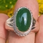 หยก พม่า แท้ Jade แหวนหยก 翡翠戒指 (Jadeite ring) 3.57 กะรัต (Cts.) (Size) 61 ดิบ ไม่ผ่านการปรับปรุง (Type A) พม่า (Myanmar)
