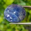 พลอย ไพลิน Blue Sapphire 42.12 กะรัต (Cts.) ดิบ (Unheated) พลอยแท้ อัญมณีมงคลประจําวันเกิด เครื่องประดับพลอย