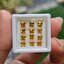 พลอย บุษราคัม yellow sapphire 3.55 กะรัต (Cts.) 12 เม็ด (Pcs.) พลอยแท้ อัญมณีมงคลประจําวันเกิด เครื่องประดับพลอย