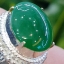 หยก พม่า แท้ Jade แหวนหยก 翡翠戒指 (Jadeite ring) 4.21 กะรัต (Cts.) ดิบ Size 62 ไม่ผ่านการปรับปรุง (Type A) พม่า (Myanmar)