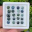 พลอย เขียวส่อง - ไพลิน (ฺBlue - Green Sapphire) 20 เม็ด (Pcs.) 9.52 กะรัต (Cts.) พลอยแท้ อัญมณีมงคลประจําวันเกิด เครื่องประดับพลอย