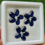 พลอย ไพลิน blue sapphire 8.74 กะรัต (Cts.) 15 เม็ด (Pcs.) พลอยแท้ อัญมณีมงคลประจําวันเกิด เครื่องประดับพลอย
