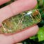 ไหมทอง ควอตซ์ Golden Rutilated Quartz 53.74 กะรัต Cts. พลอยแท้ อัญมณีมงคลประจําวันเกิด เครื่องประดับพลอย