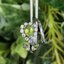 ชุดเครื่องประดับพลอย เพอริโด Peridot Jewelry ตัวเรือนเงินแท้ ชุบทองคำขาว เพชร CZ คัดคุณภาพ