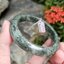 JB6804008 หยก พม่า แท้ Jade กำไลหยก 63.3 มม. (Jadeite bracelet) พม่า (Myanmar)