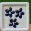 พลอย ไพลิน blue sapphire 8.74 กะรัต (Cts.) 15 เม็ด (Pcs.) พลอยแท้ อัญมณีมงคลประจําวันเกิด เครื่องประดับพลอย