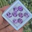 พลอย อเมทิส Amethyst 20.45 กะรัต (Cts.) 8 เม็ด (Pcs.) พลอยแท้ อัญมณีมงคลประจําวันเกิด เครื่องประดับพลอย