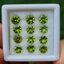 พลอย เพอริดอต Peridot 11.34 กะรัต (Cts.) 12 เม็ด (pcs.) พลอยแท้ อัญมณีมงคลประจําวันเกิด เครื่องประดับพลอย