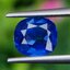 พลอย ไพลิน (Blue Sapphire) 1.61 กะรัต (Cts.) ดิบ (Unheated) สีพิเศษ คอนฟลาวเวอร์ บลู (Cornflower Blue) พร้อมใบเซอร์ พลอยแท้ อัญมณีมงคลประจําวันเกิด เครื่องประดับพลอย