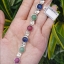 กำไลพลอยแท้ ทับทิม ไพลิน หยก Ruby Blue Sapphire Jadeite Silver Bracelet พลอยแท้ อัญมณีมงคลประจําวันเกิด เครื่องประดับพลอย