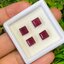 พลอย ทับทิม (Ruby Sapphire) 13.30 กะรัต (Cts.) 4 เม็ด (4 Pcs.) พลอยแท้ อัญมณีมงคลประจําวันเกิด เครื่องประดับพลอย