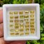 พลอย บุษราคัม yellow sapphire 7.03 กะรัต (Cts.) 34 เม็ด (Pcs.) พลอยแท้ อัญมณีมงคลประจําวันเกิด เครื่องประดับพลอย