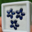 พลอย ไพลิน blue sapphire 8.74 กะรัต (Cts.) 15 เม็ด (Pcs.) พลอยแท้ อัญมณีมงคลประจําวันเกิด เครื่องประดับพลอย
