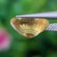 พลอย บุษราคัม yellow sapphire 2.39 กะรัต (Cts.) ดิบ พร้อมใบเซอร์ พลอยแท้ อัญมณีมงคลประจําวันเกิด เครื่องประดับพลอย