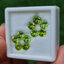 พลอย เพอริดอต Peridot 9.21 กะรัต (Cts.) 10 เม็ด (pcs.) พลอยแท้ อัญมณีมงคลประจําวันเกิด เครื่องประดับพลอย