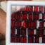พลอย โกเมน Garnet 35 เม็ด (pcs.) 36 กะรัต (Cts.) พลอยแท้ อัญมณีมงคลประจําวันเกิด เครื่องประดับพลอย